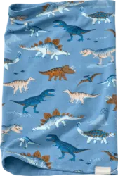 ALANA Loop Schal Pro Climate mit Dino-Muster, blau