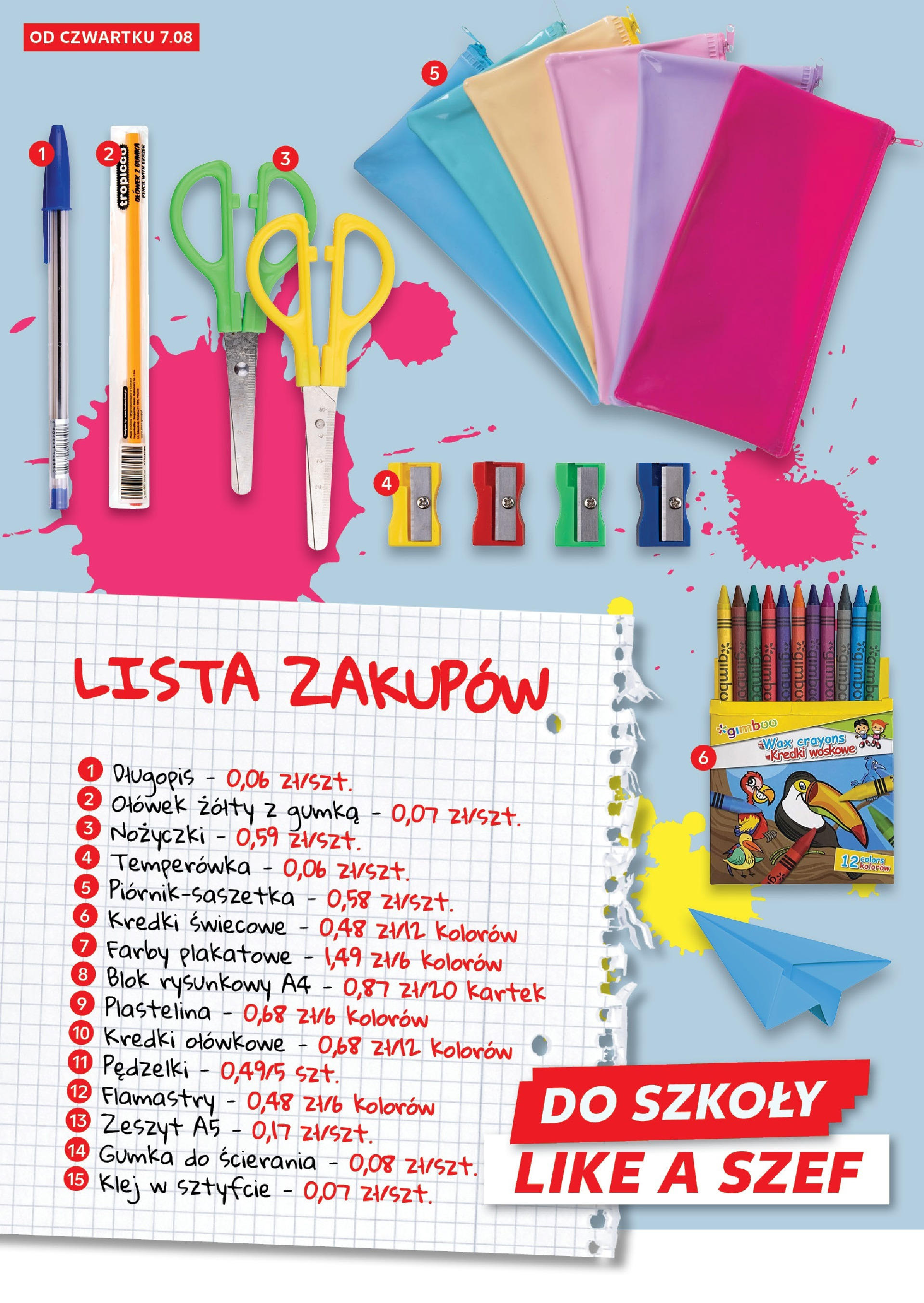 Kaufland gazetka - Do Szkoły Like A Szef od 07.08.2025 - od jutra PDF | Strona: 2 | Produkty: Temperówka, Zeszyt