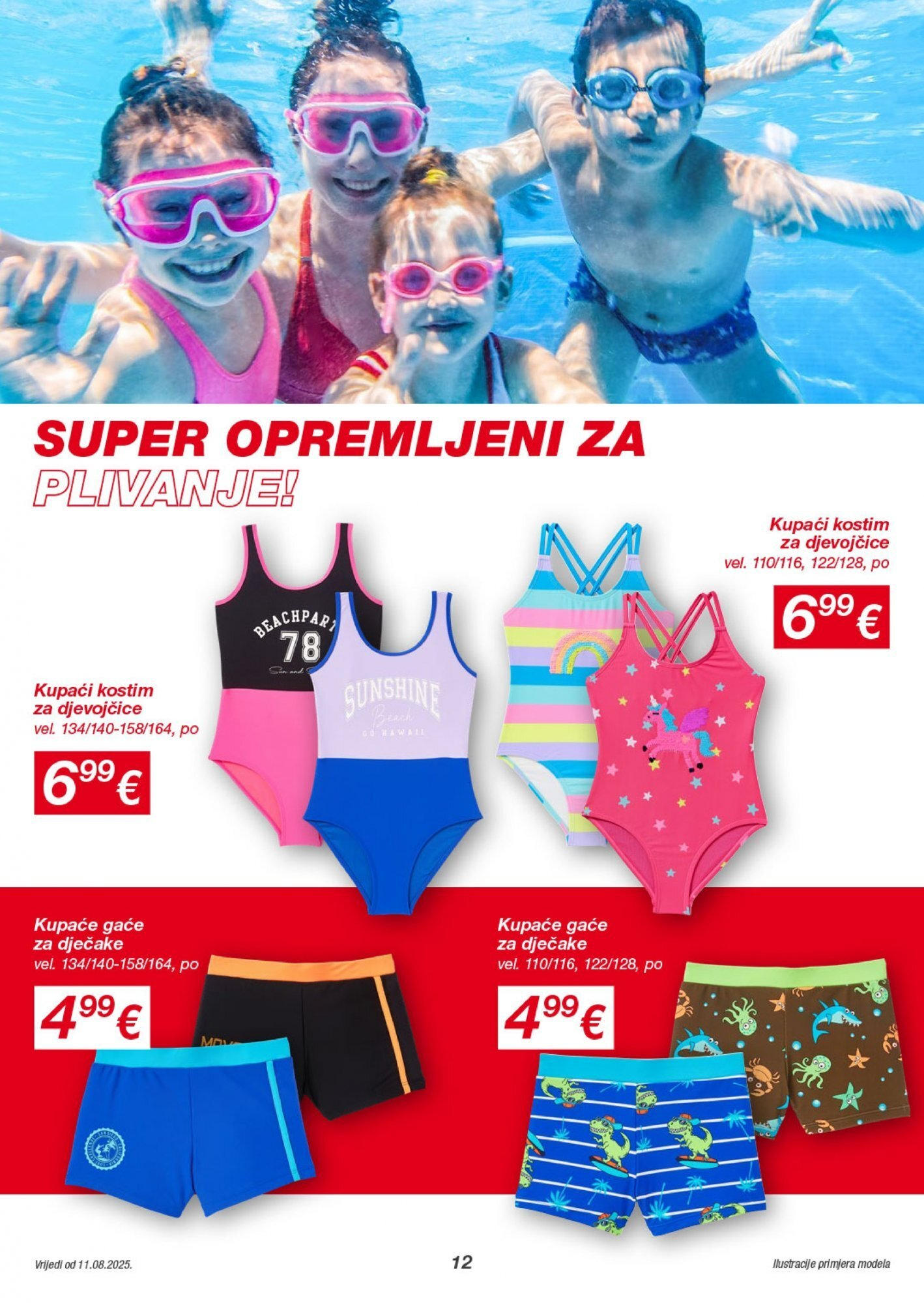 Kik - KiK katalog do 17.08.2025 novi od 10.08.2025 na listanje > letak digitalni | Stranica: 12 | Proizvodi: Kupaći kostim