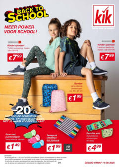 Voorbeeld van KiK folder tot 17.08.2025 van winkel KiK geldig vanaf 10-08-2025