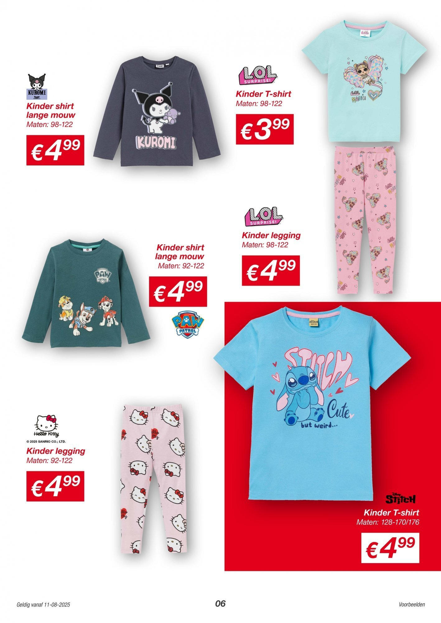 KiK folder vanaf 10-08-2025 || NIEUWE | Pagina: 6 | Producten: Shirt, Legging, Kinder
