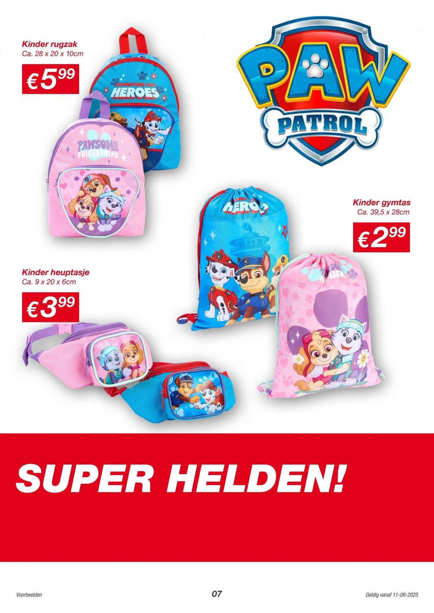 KiK folder vanaf 10-08-2025 || NIEUWE | Pagina: 7 | Producten: Rugzak, Kinder