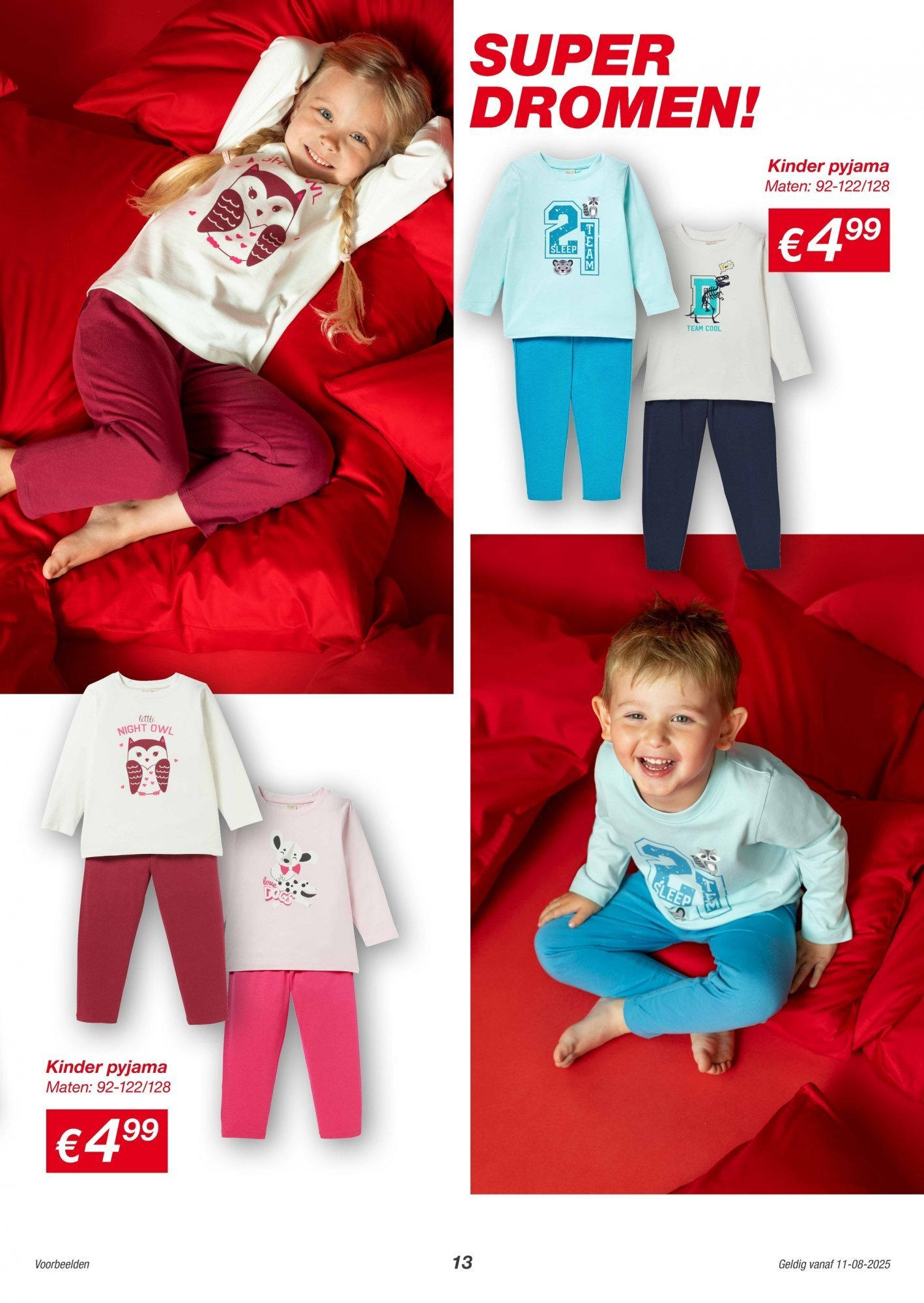 KiK folder vanaf 10-08-2025 || NIEUWE | Pagina: 13 | Producten: Pyjama, Kinder