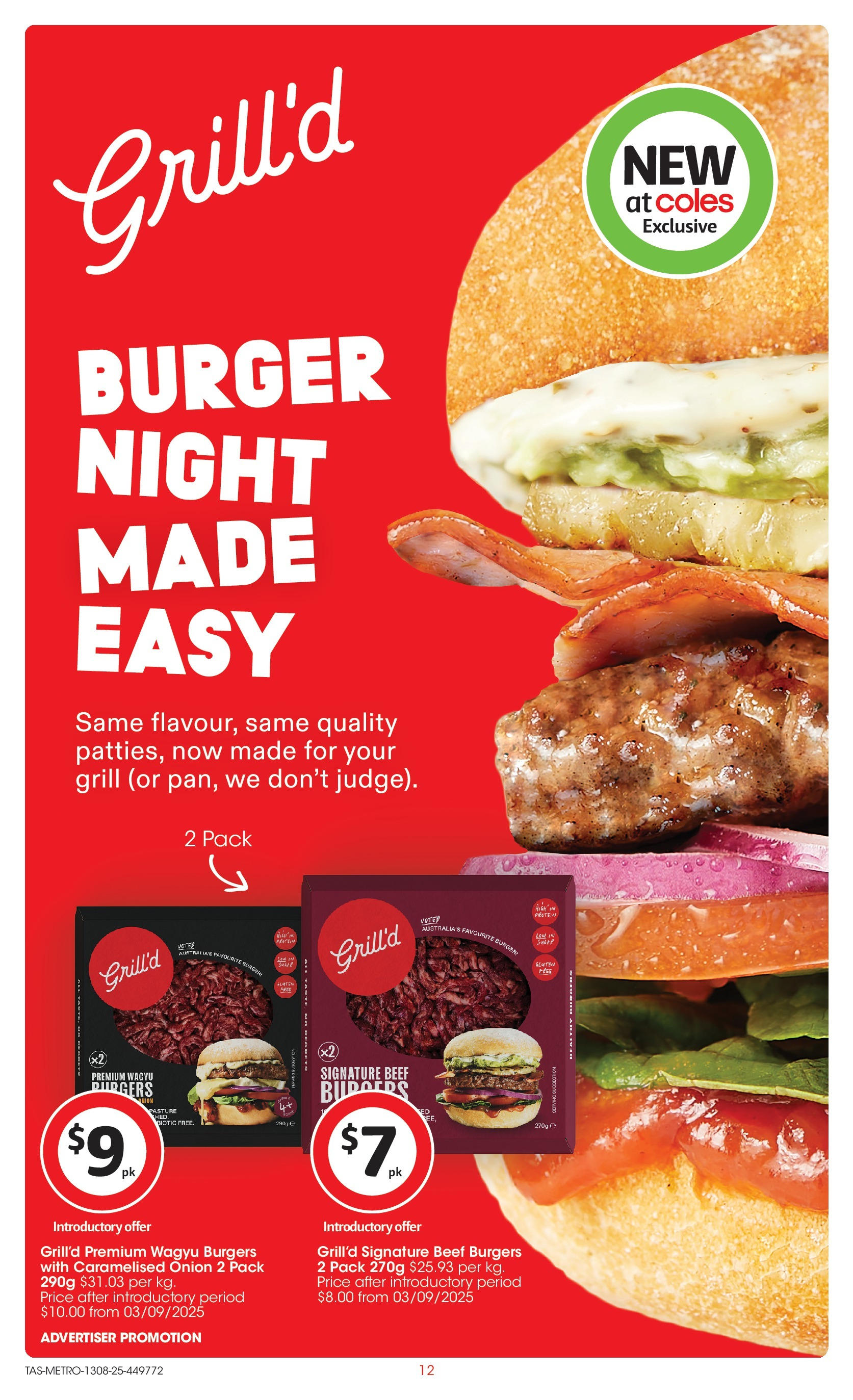 ﻿﻿Coles catalogue valid from 13/08/2025 > Online Australia | Page: 12 | Products: Beef, Grill