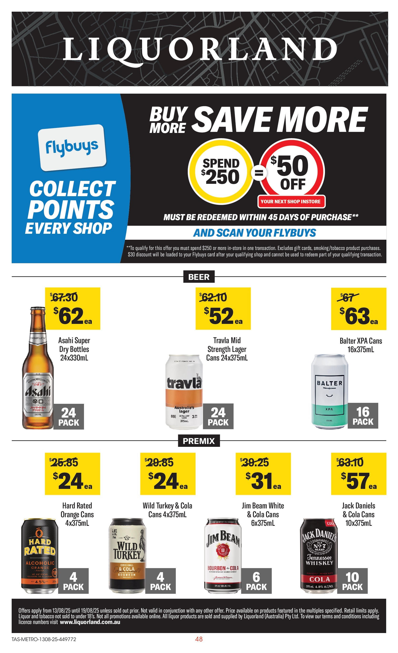 ﻿﻿Coles catalogue valid from 13/08/2025 > Online Australia | Page: 48 | Products: Fence, Beer, Bourbon, Turkey