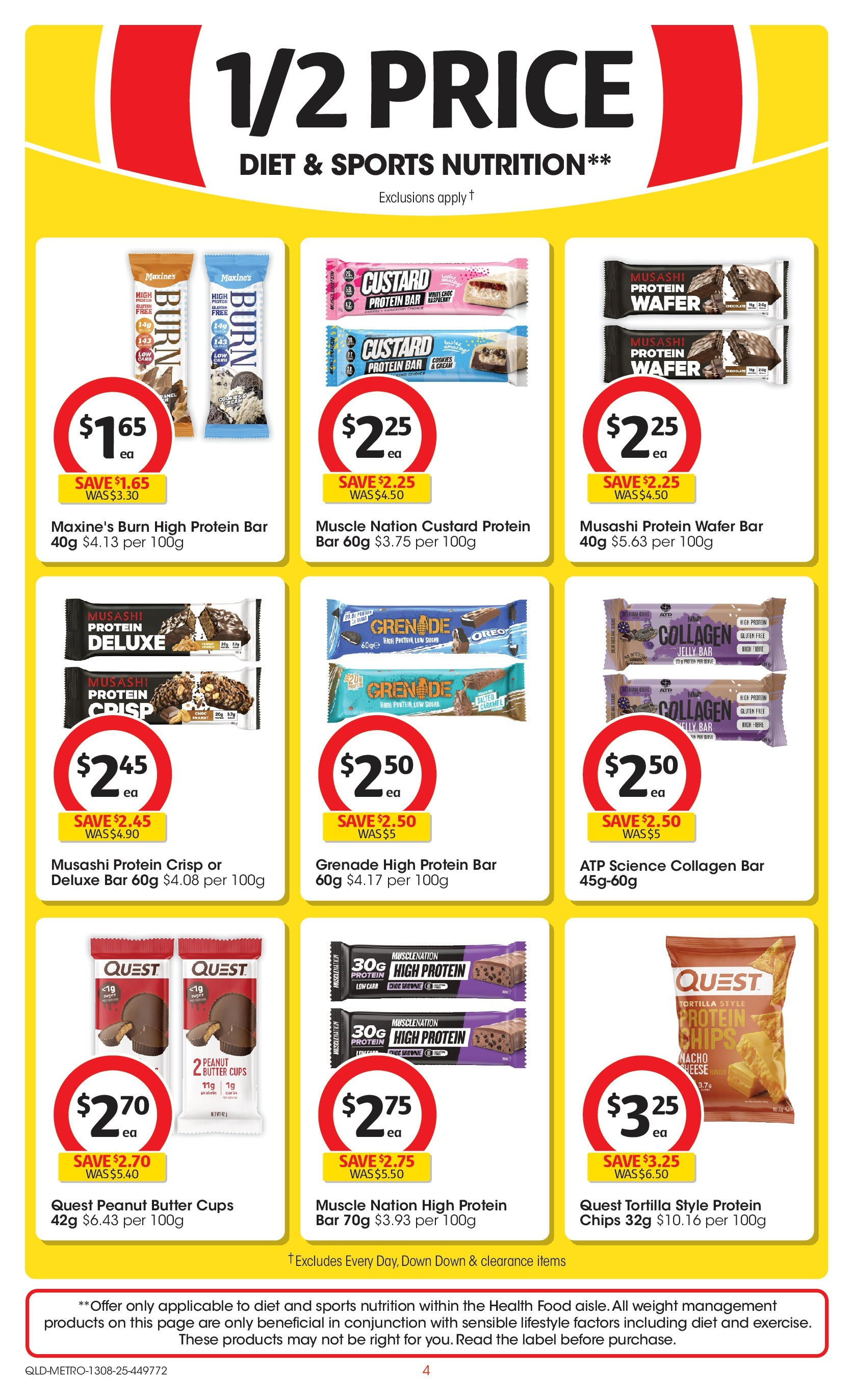 ﻿﻿Coles catalogue valid from 13/08/2025 > Online Australia | Page: 4 | Products: Cups, Butter, Collagen, Weight