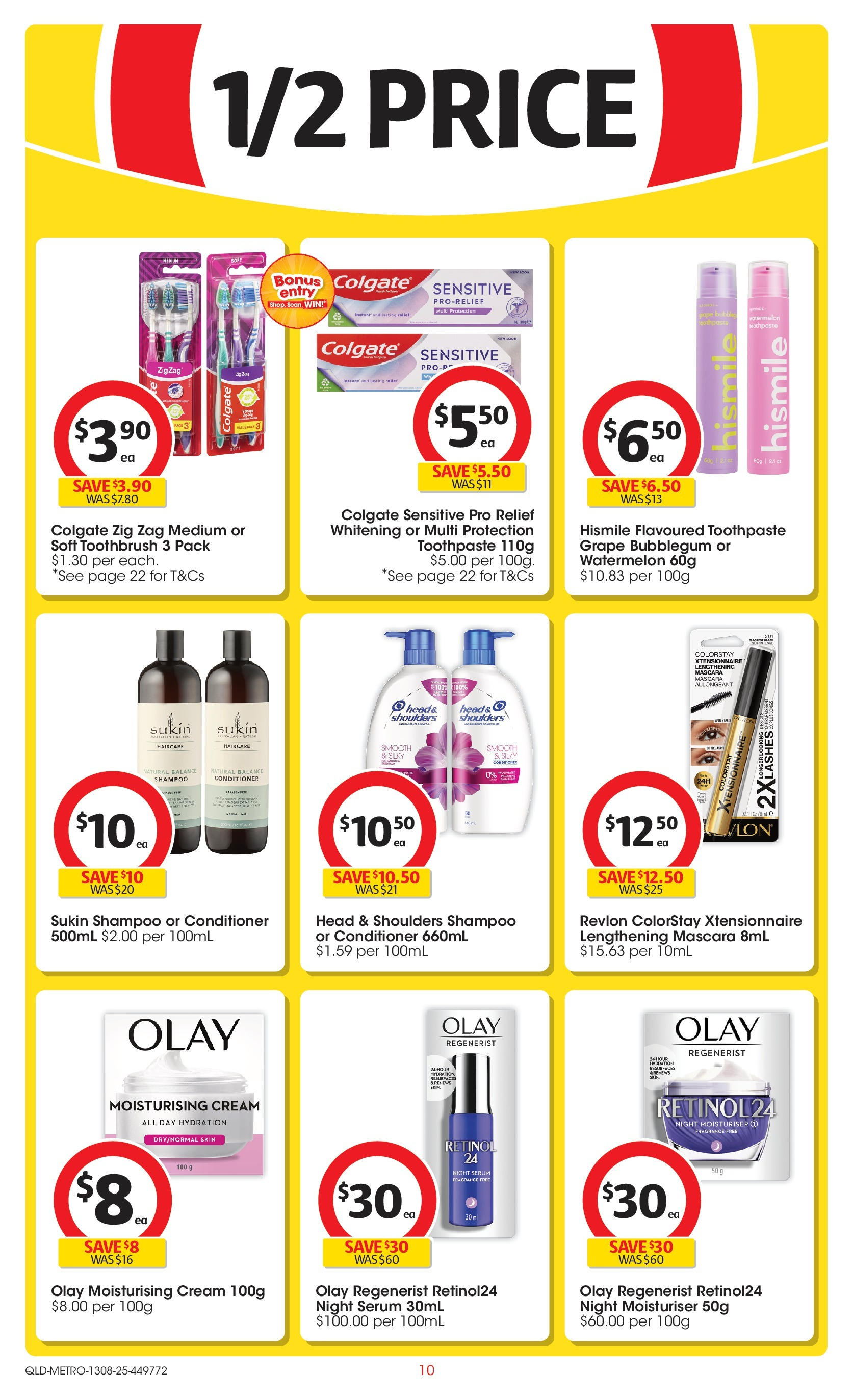 ﻿﻿Coles catalogue valid from 13/08/2025 > Online Australia | Page: 10 | Products: Conditioner, Moisturiser, Toothbrush, Watermelon