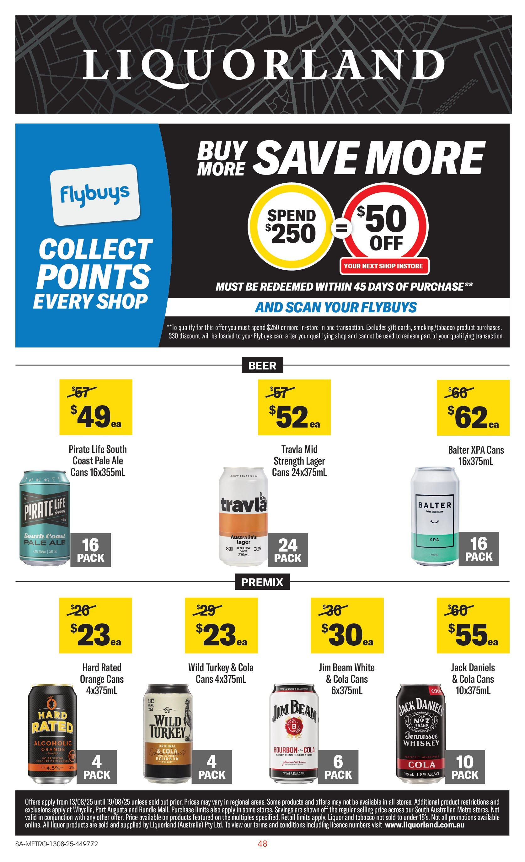 ﻿﻿Coles catalogue valid from 13/08/2025 > Online Australia | Page: 48 | Products: Fence, Bourbon, Whiskey, Turkey