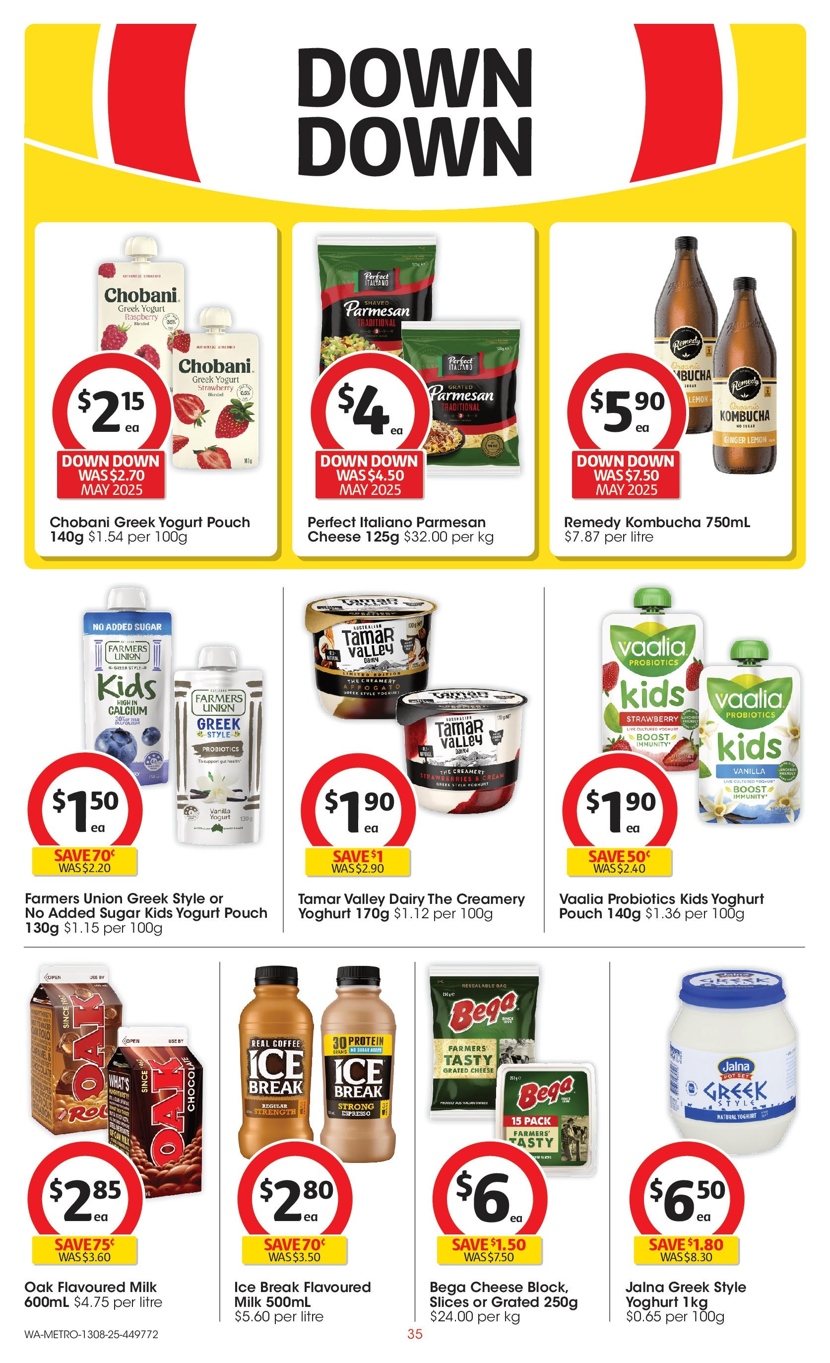 ﻿﻿Coles catalogue valid from 13/08/2025 > Online Australia | Page: 35 | Products: Yoghurt, Coffee, Chocolate, Lemon