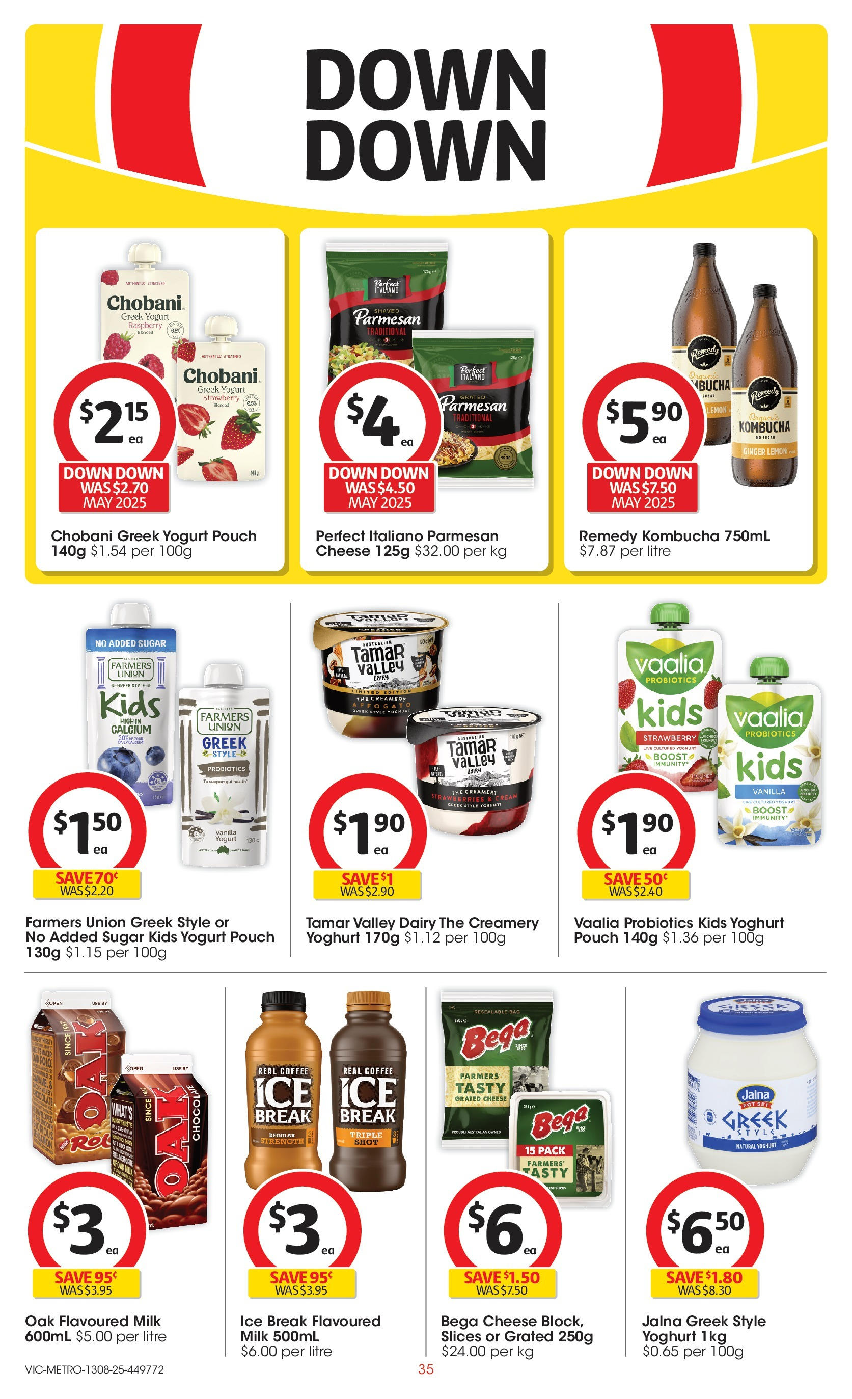 ﻿﻿Coles catalogue valid from 13/08/2025 > Online Australia | Page: 35 | Products: Cheese, Chocolate, Strawberries, Cream