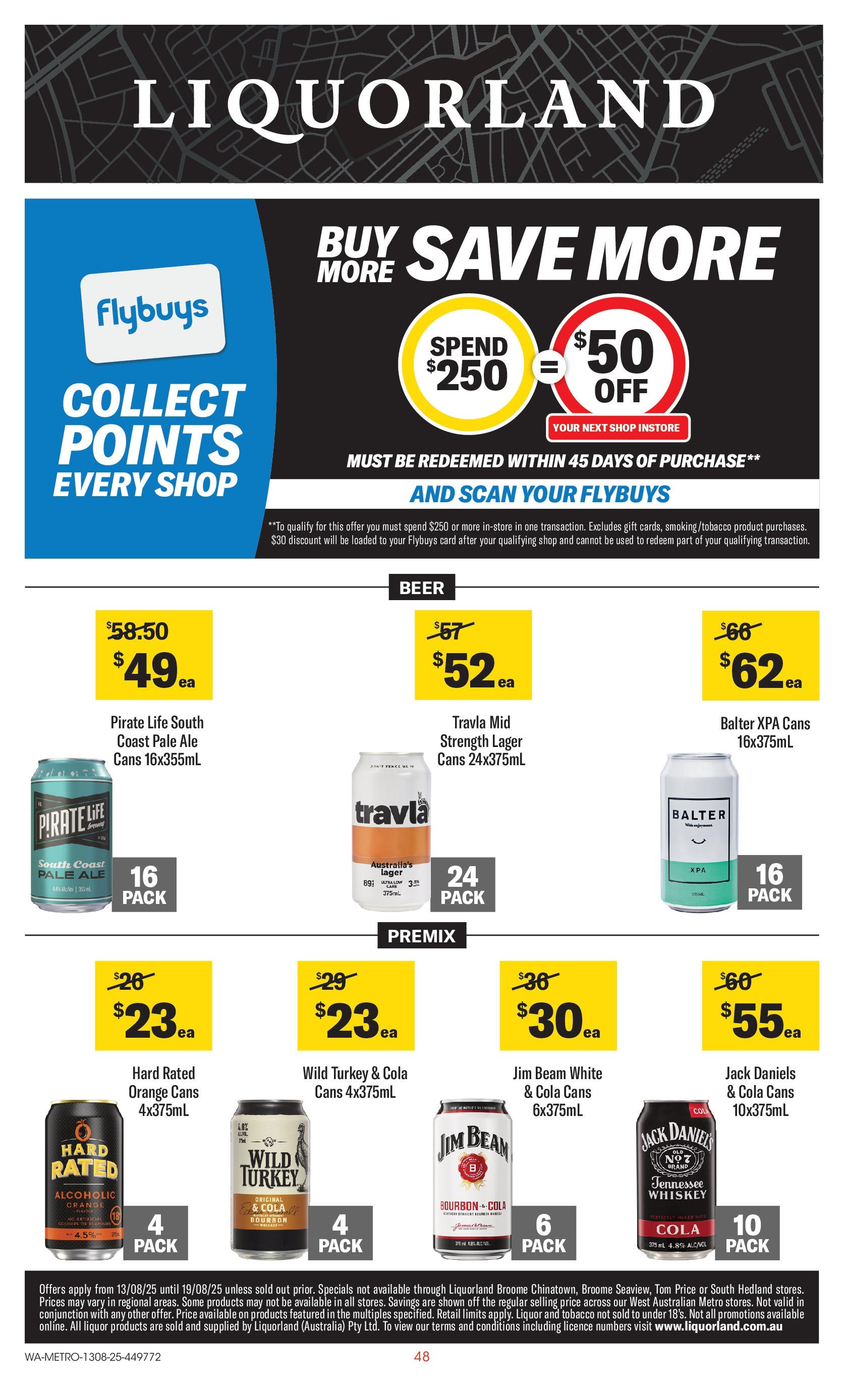 ﻿﻿Coles catalogue valid from 13/08/2025 > Online Australia | Page: 48 | Products: Fence, Beer, Bourbon, Turkey