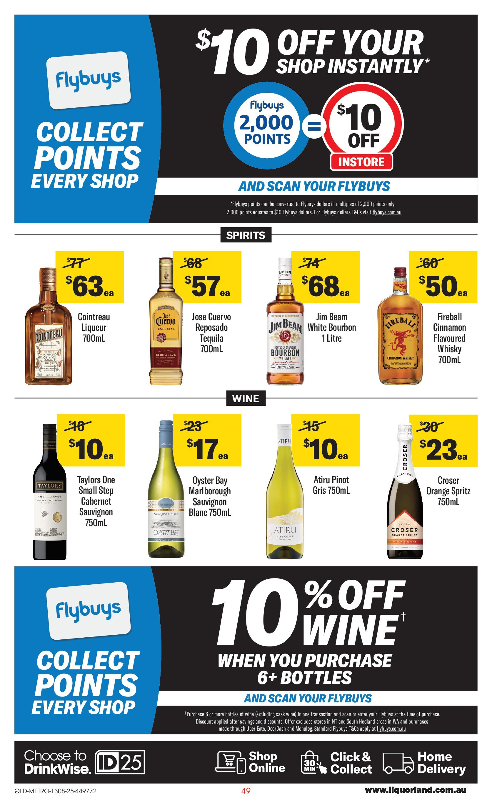 ﻿﻿Coles catalogue valid from 13/08/2025 > Online Australia | Page: 49 | Products: Wine, Bourbon, Whiskey