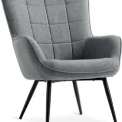 JYSK Fotoliu ULDUM gri/negru