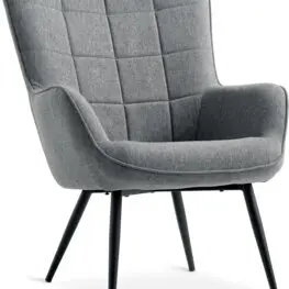 JYSK Fotoliu ULDUM gri/negru