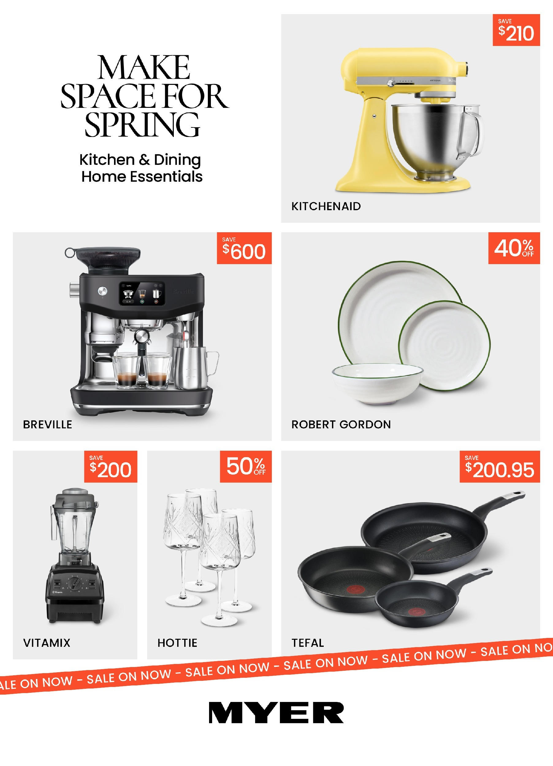Myer catalogue valid from 11/08/2025 - page 1 Preview of catalogue Catalogue Make Space for Spring Kitchen & Dining Home Essentials from shop Myer valid 11/08/2025