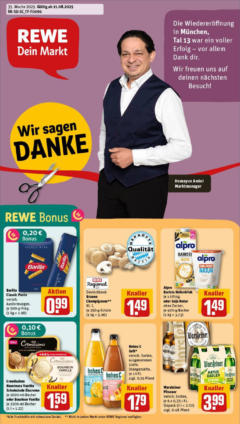 Rewe prospekt München / Altstadt-Lehel	 gültig ab dem 11.08.2025