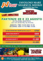 Av Tour PARTENZE 09 E 23 AGOSTO - al 23.08.2025