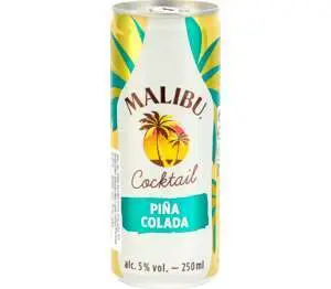 Malibu Алкохолна напитка различни видове