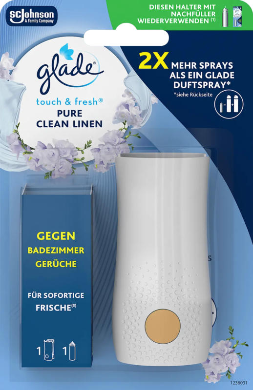 glade Lufterfrischer Minispray Touch & Fresh Pure Clean Linen Starterset