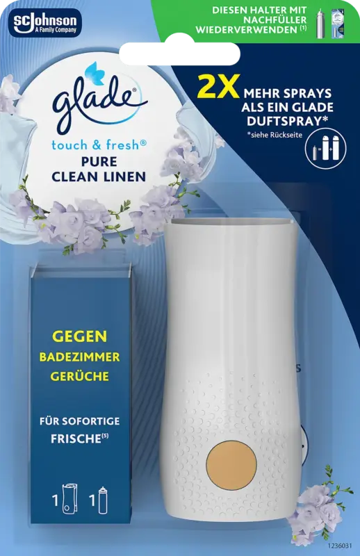 glade Lufterfrischer Minispray Touch & Fresh Pure Clean Linen Starterset