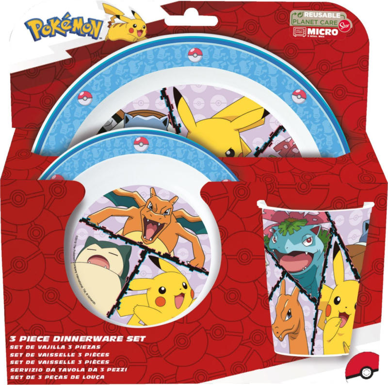 POKEMON Комплект за закуска 3 части