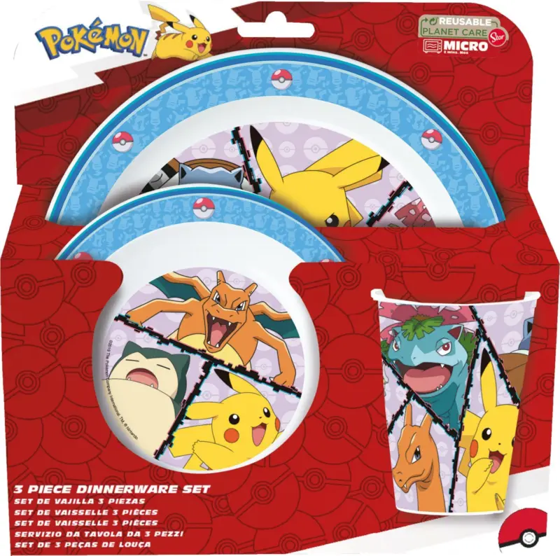 POKEMON Комплект за закуска 3 части