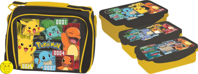 POKEMON Хладилна чанта с кутии 3 бр.