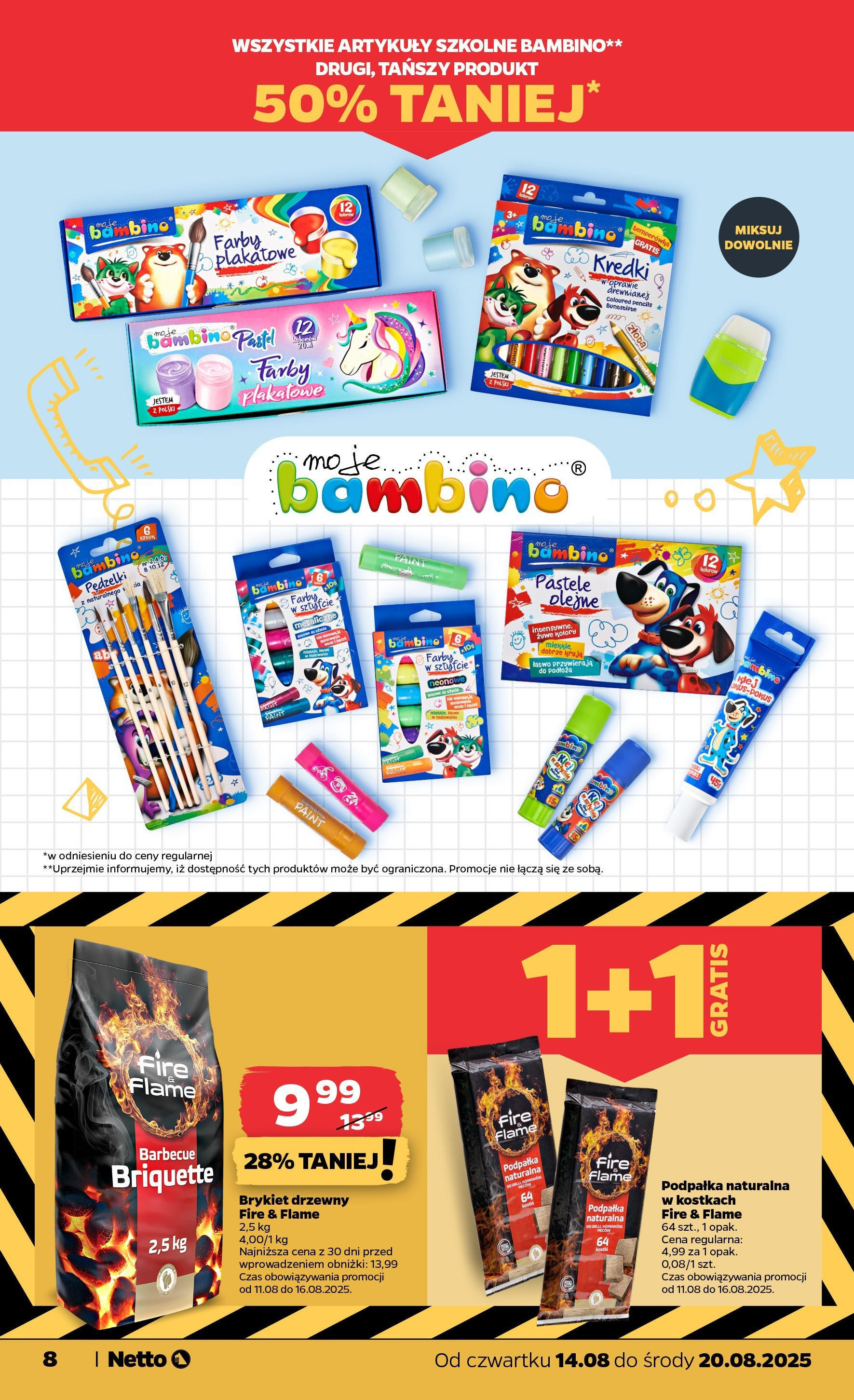 Netto gazetka od 14.08.2025 - Aktualne promocje | Strona: 26 | Produkty: Temperówka, Artykuły szkolne
