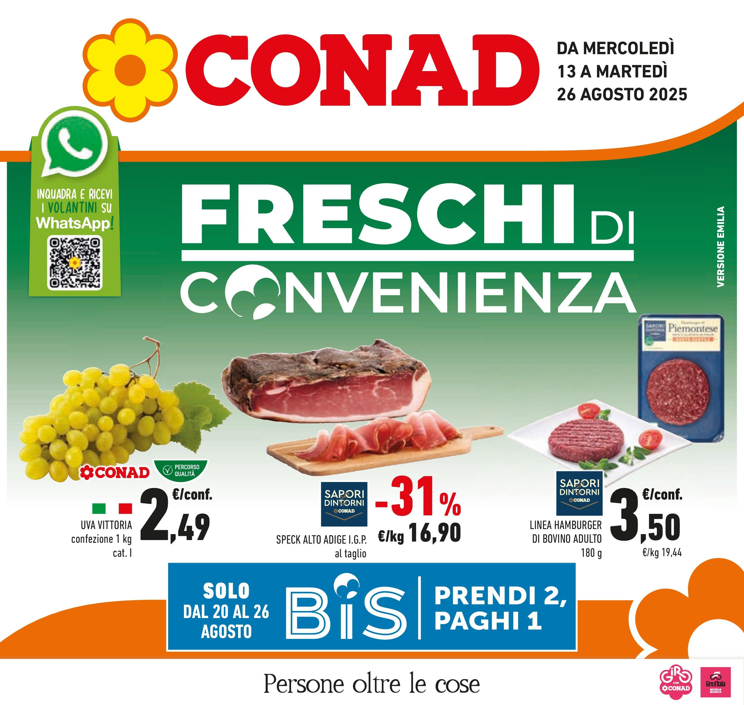 Volantino Conad valido da 12/08/2025 numero di pagina 1