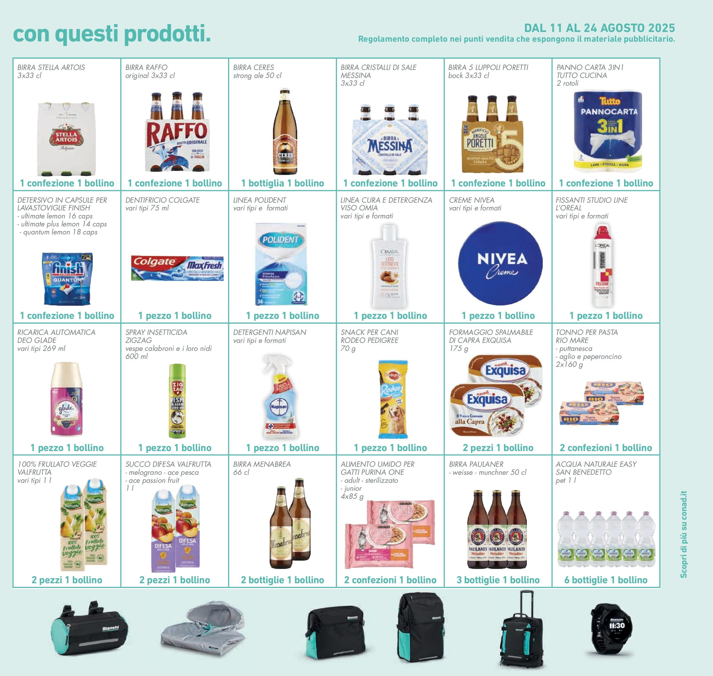Volantino Conad dal 12/08/2025 > Anteprima - Agosto | Pagina: 37 | Prodotti: Acqua, Pasta, Peperoncino, Acqua naturale