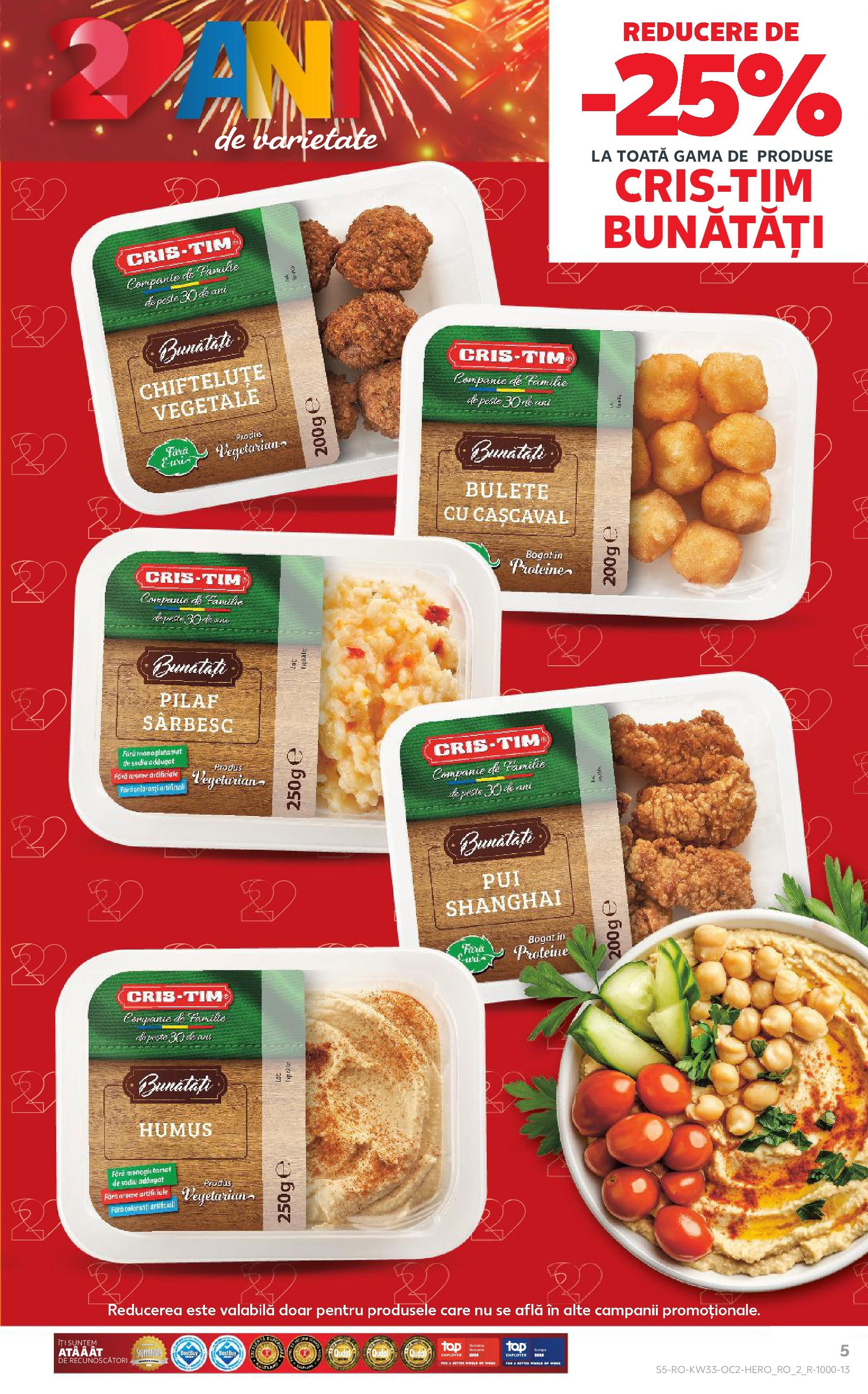 Catalog Kaufland - Deva 13.08.2025 - Revista si Oferta | Pagină: 5 | Produse: Masaüstü kılıfı, Hacıyatmaz Kedi Oyuncağı, Cașcaval, Pește
