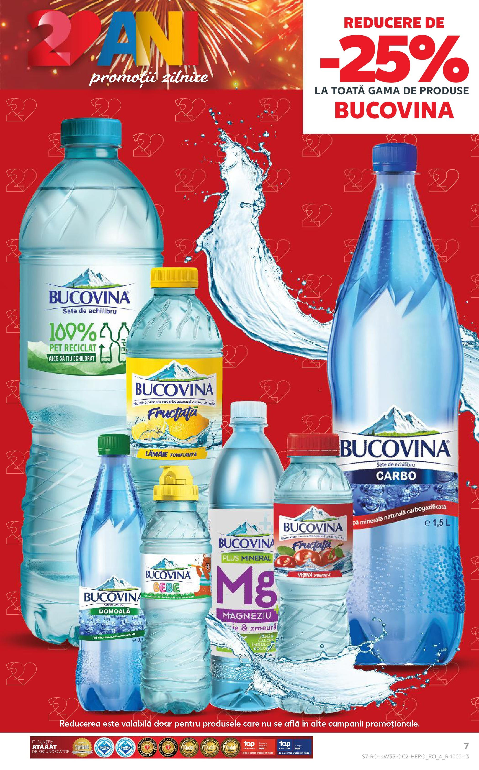 Catalog Kaufland - Deva 13.08.2025 - Revista si Oferta | Pagină: 7 | Produse: Zmeură, Yazı tahtası kalemi, Suc, Apă