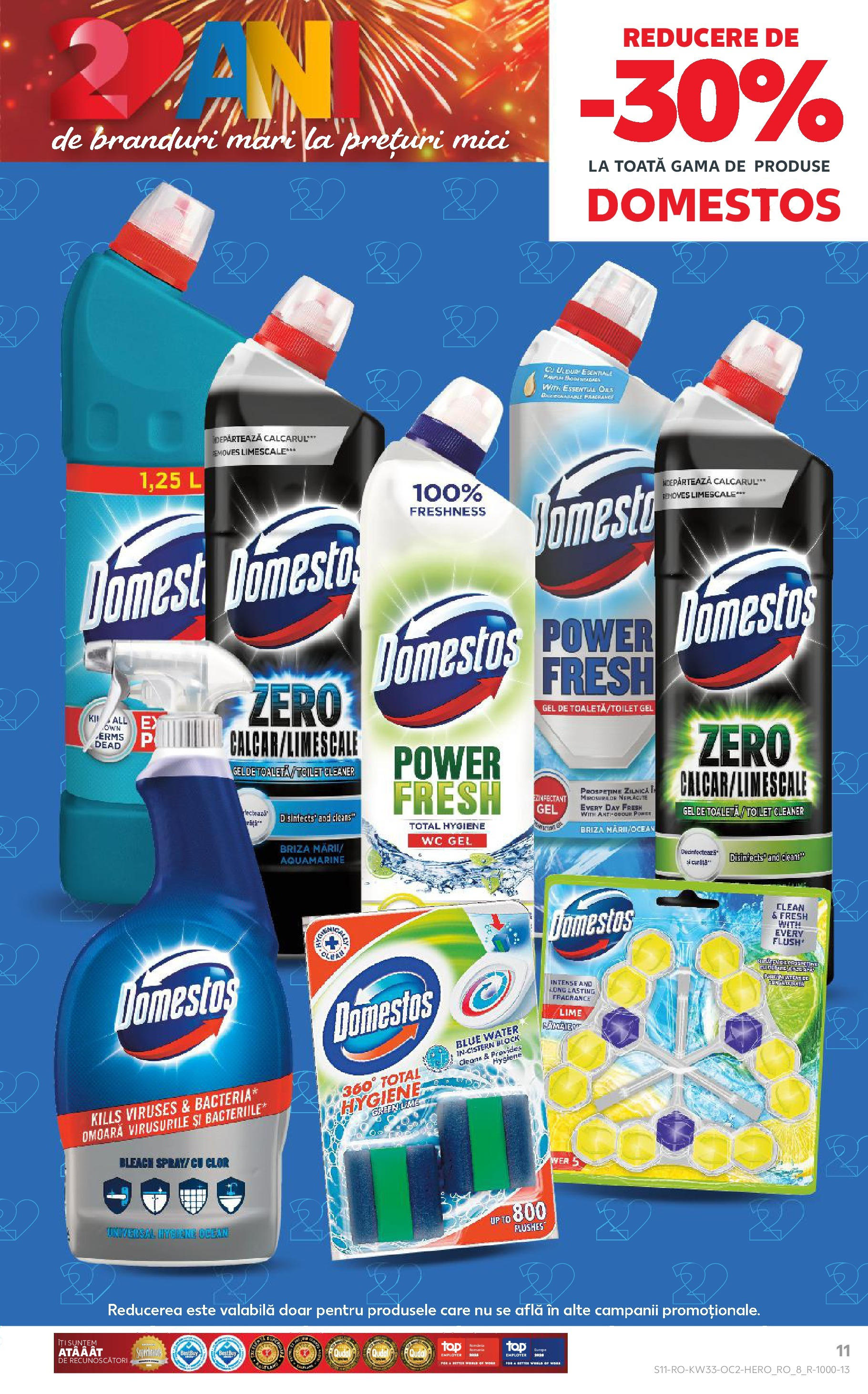 Catalog Kaufland - Deva 13.08.2025 - Revista si Oferta | Pagină: 11 | Produse: Lime, Pomelo, Toaletă, Detergent
