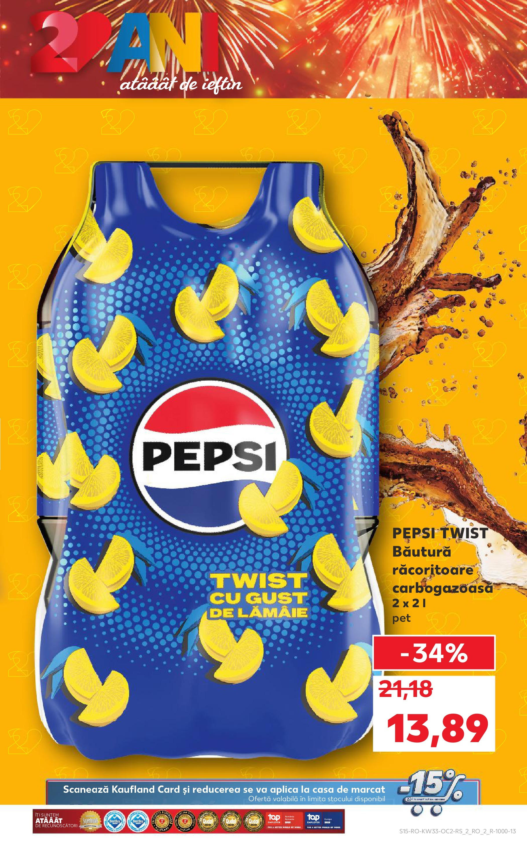 Catalog Kaufland - Deva 13.08.2025 - Revista si Oferta | Pagină: 15 | Produse: Lămâie