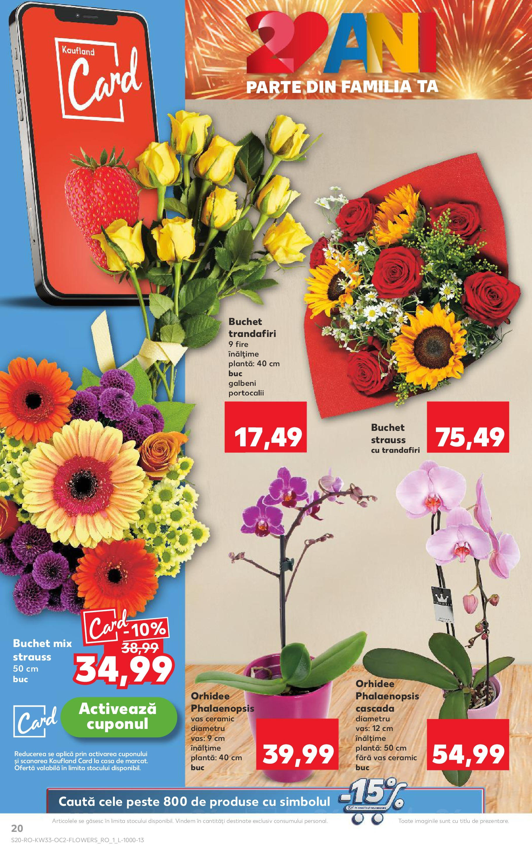 Catalog Kaufland - Deva 13.08.2025 - Revista si Oferta | Pagină: 20 | Produse: Orhidee, Pește