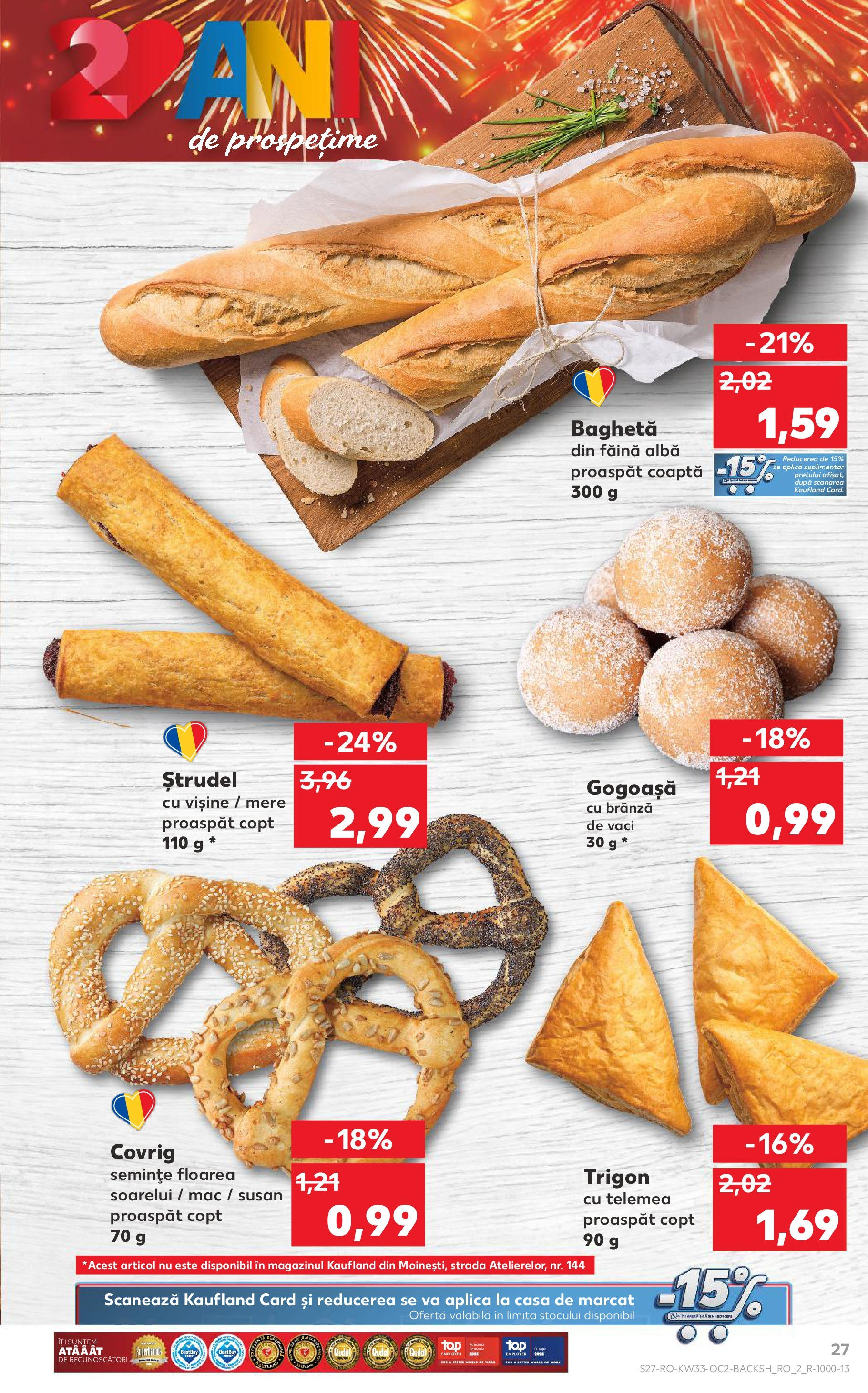 Catalog Kaufland - Deva 13.08.2025 - Revista si Oferta | Pagină: 27 | Produse: Semințe, Ștrudel, Făină, Mere