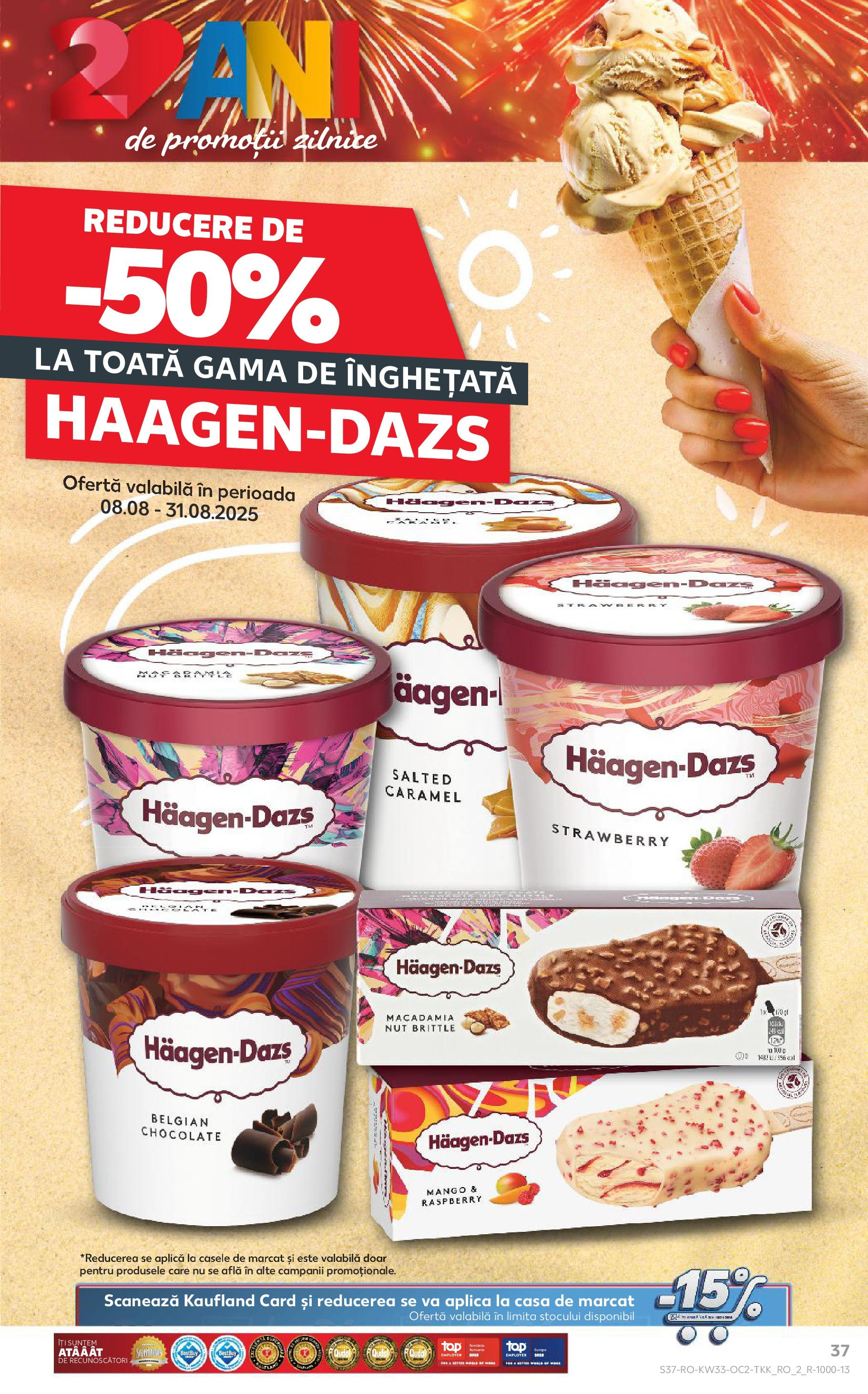 Catalog Kaufland - Deva 13.08.2025 - Revista si Oferta | Pagină: 37 | Produse: Înghețată, Mango