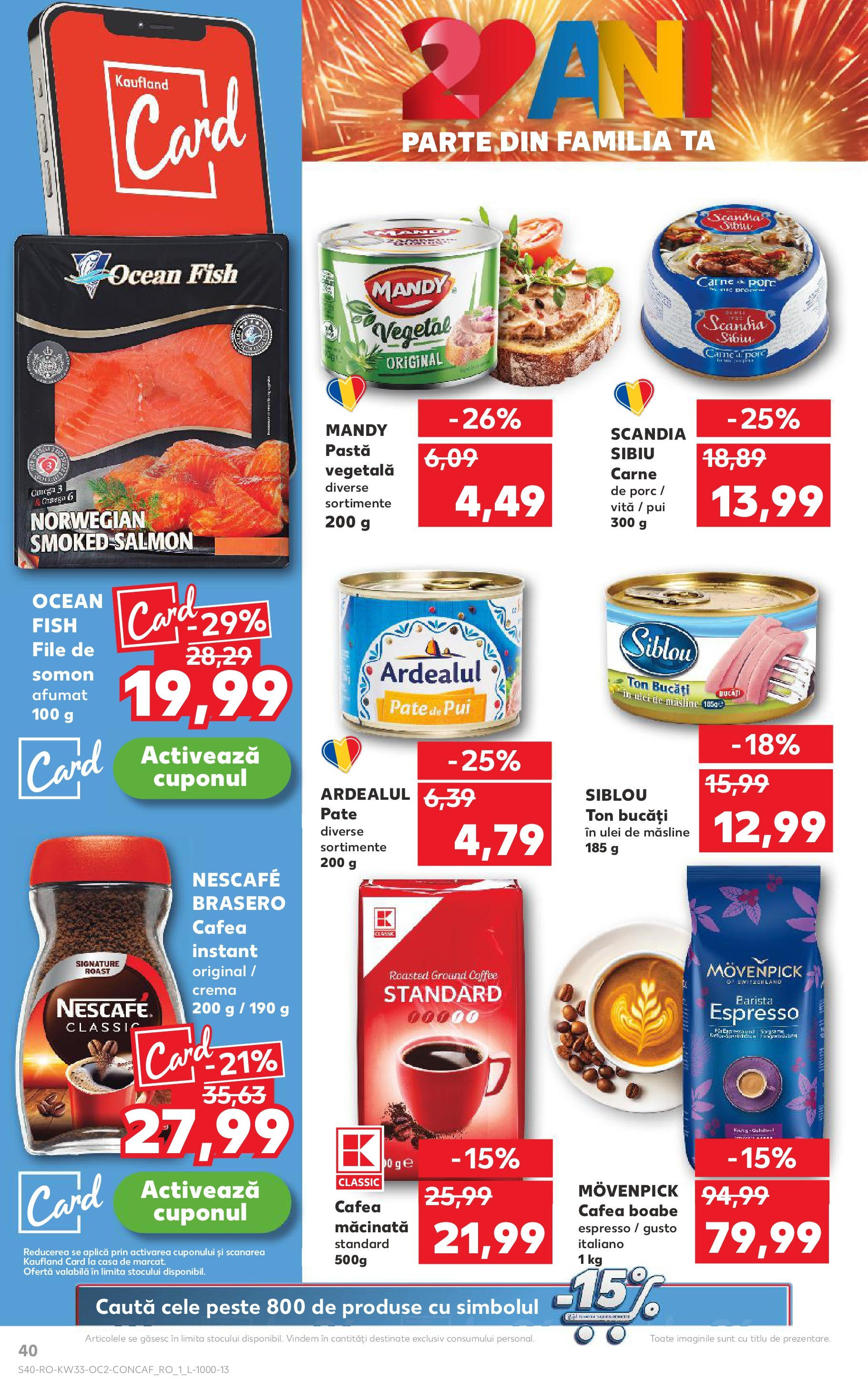 Catalog Kaufland - Deva 13.08.2025 - Revista si Oferta | Pagină: 40 | Produse: Pate, Chaussures de ski, Cremă, Cafea