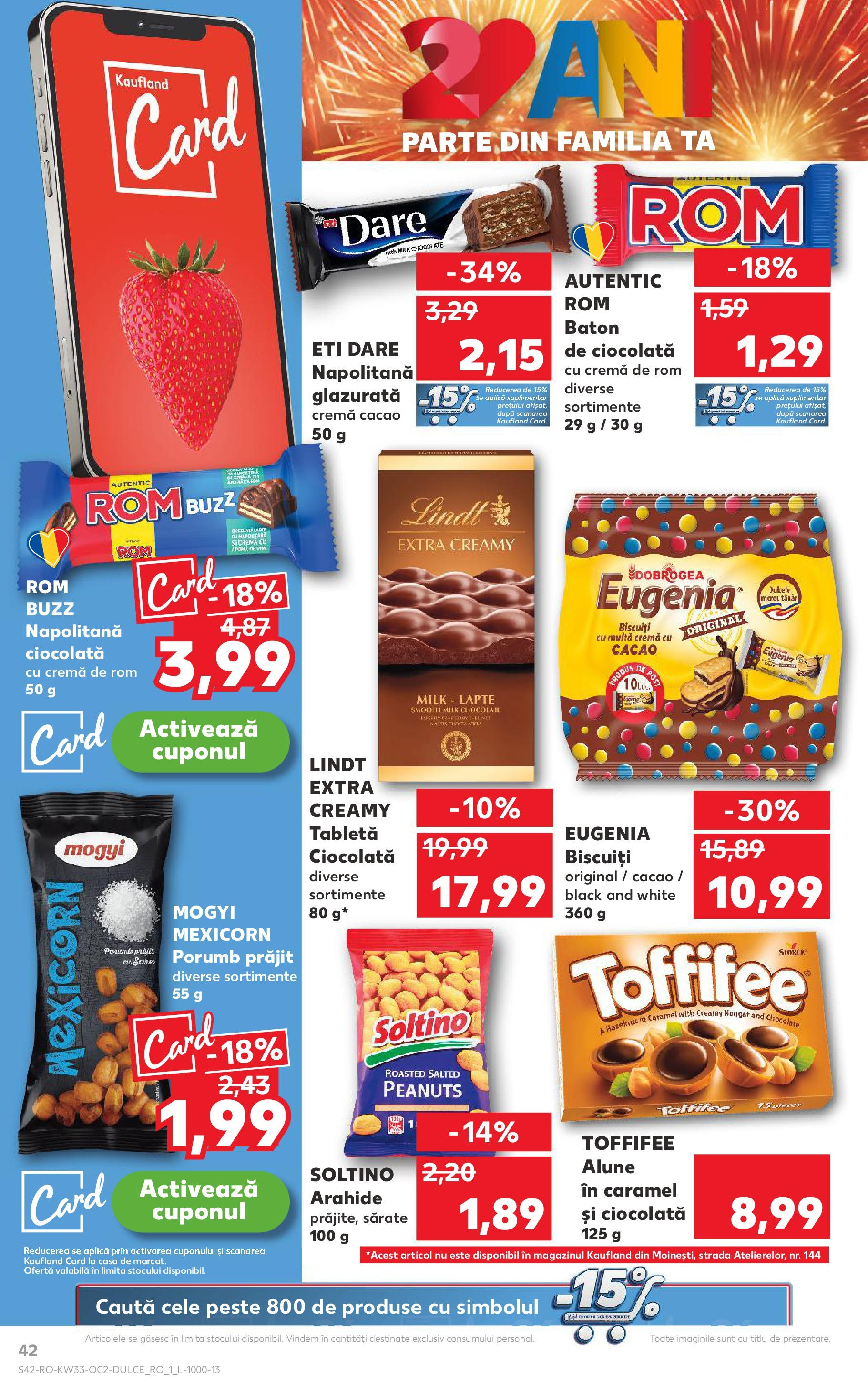Catalog Kaufland - Deva 13.08.2025 - Revista si Oferta | Pagină: 42 | Produse: Tabletă, Ciocolată, Pește, Cacao