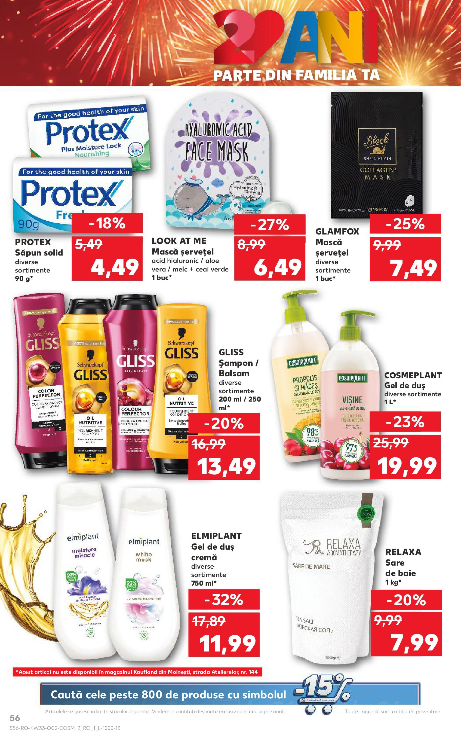 Catalog Kaufland - Deva 13.08.2025 - Revista si Oferta | Pagină: 56 | Produse: Aloe vera, Balsam, Ceai, Sare