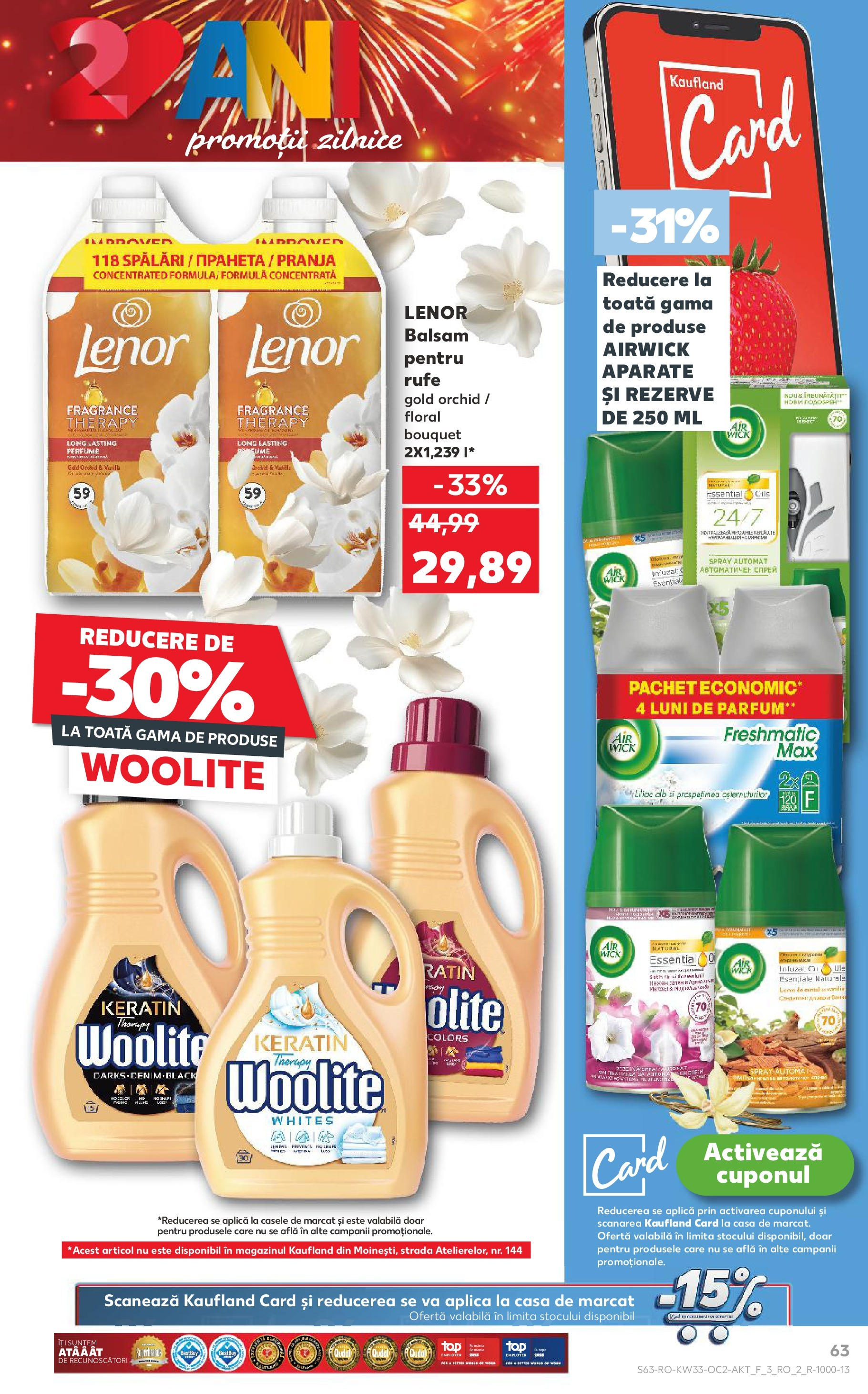 Catalog Kaufland - Deva 13.08.2025 - Revista si Oferta | Pagină: 63 | Produse: Parfum, Balsam, Yorgan, Detergent