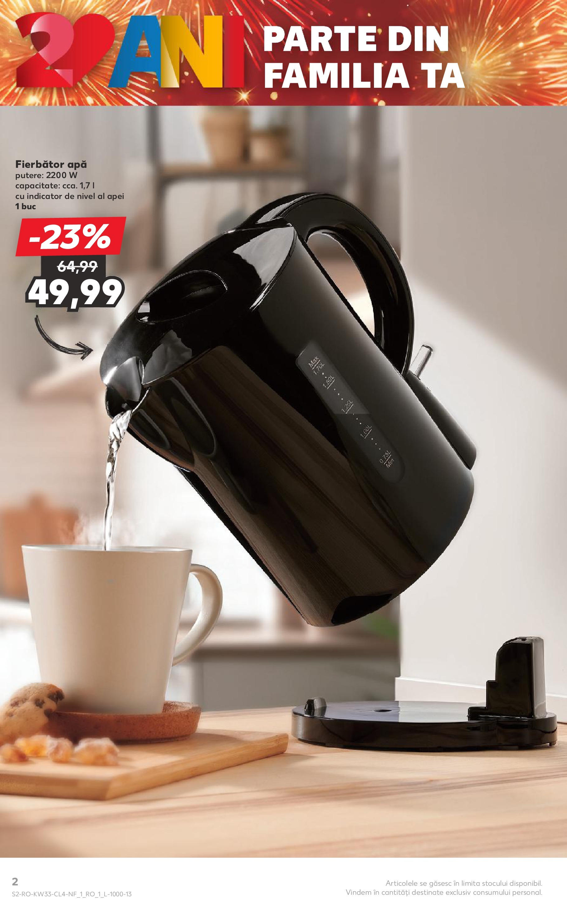 Catalog Kaufland - Tulcea 13.08.2025 - Revista si Oferta | Pagină: 2 | Produse: Apă