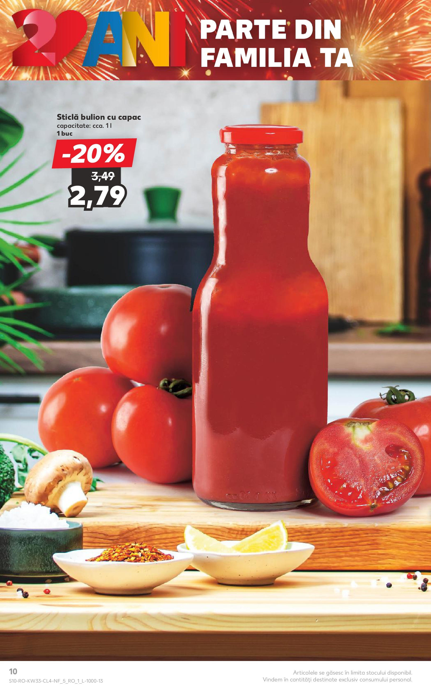 Catalog Kaufland - Tulcea 13.08.2025 - Revista si Oferta | Pagină: 10