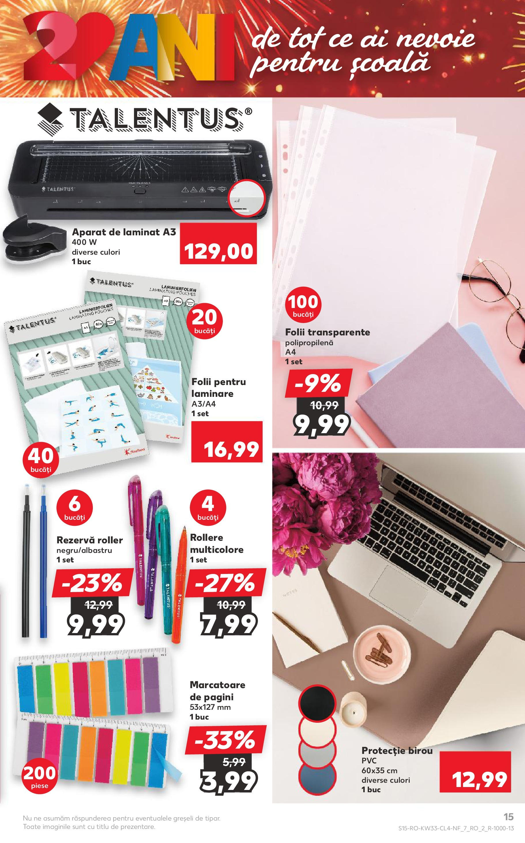 Catalog Kaufland - Tulcea 13.08.2025 - Revista si Oferta | Pagină: 15 | Produse: Çikolatalı gofret