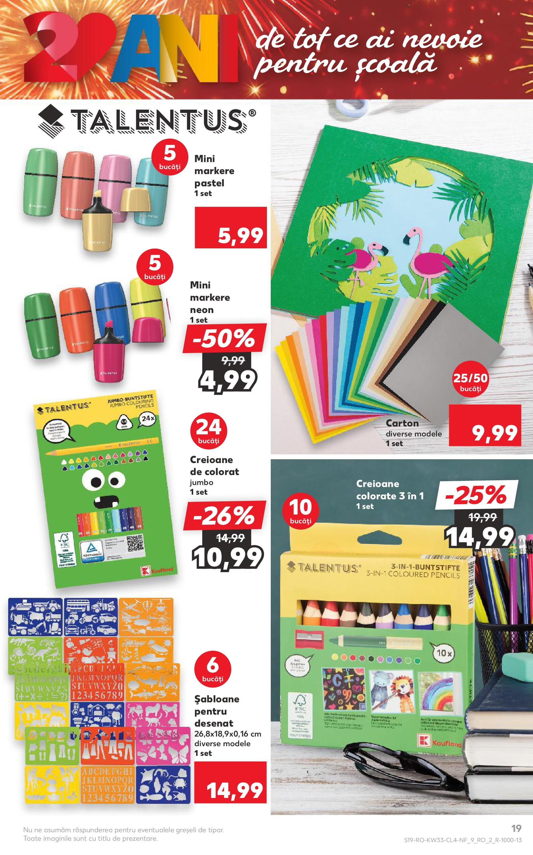 Catalog Kaufland - Tulcea 13.08.2025 - Revista si Oferta | Pagină: 19