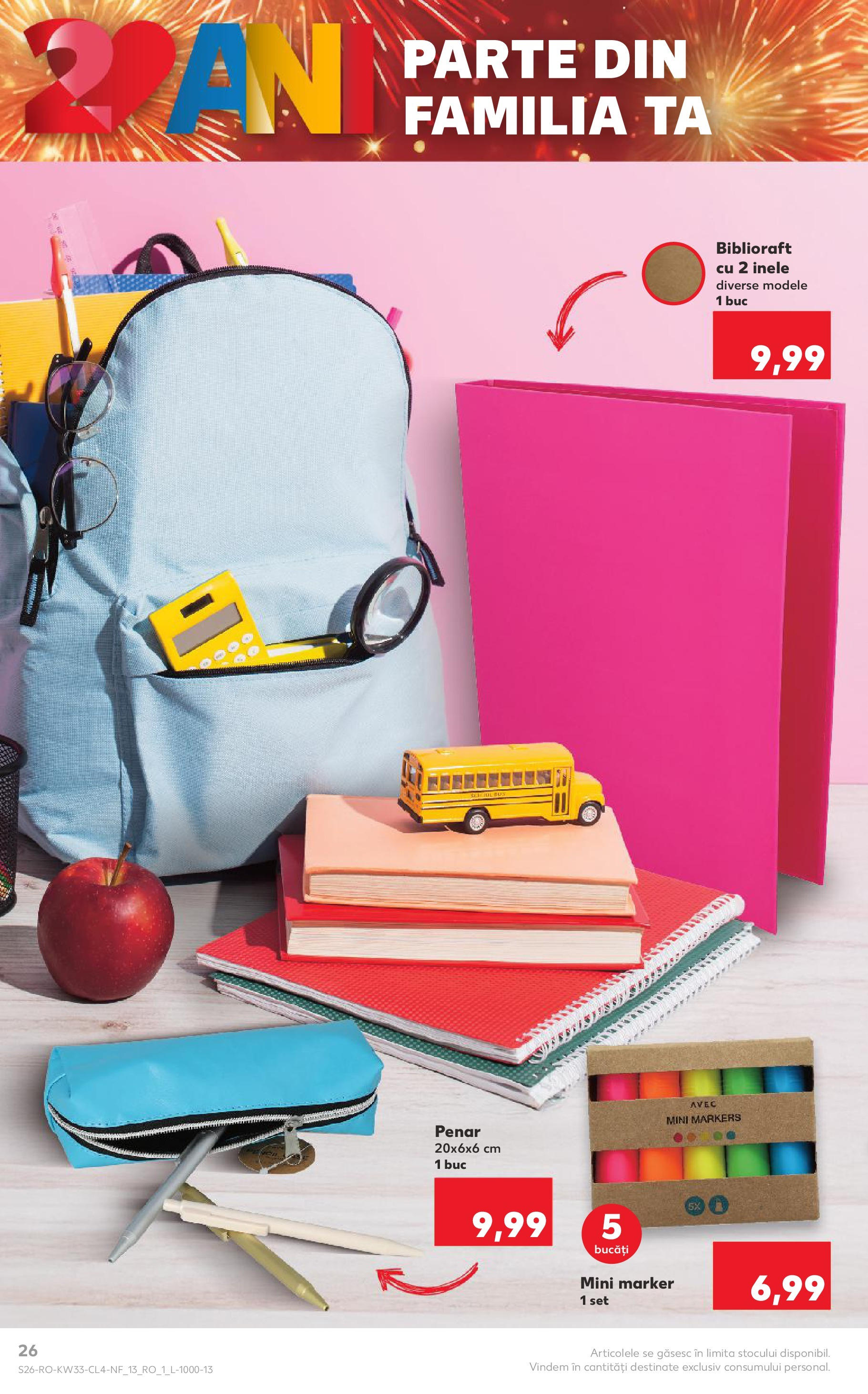Catalog Kaufland - Tulcea 13.08.2025 - Revista si Oferta | Pagină: 26