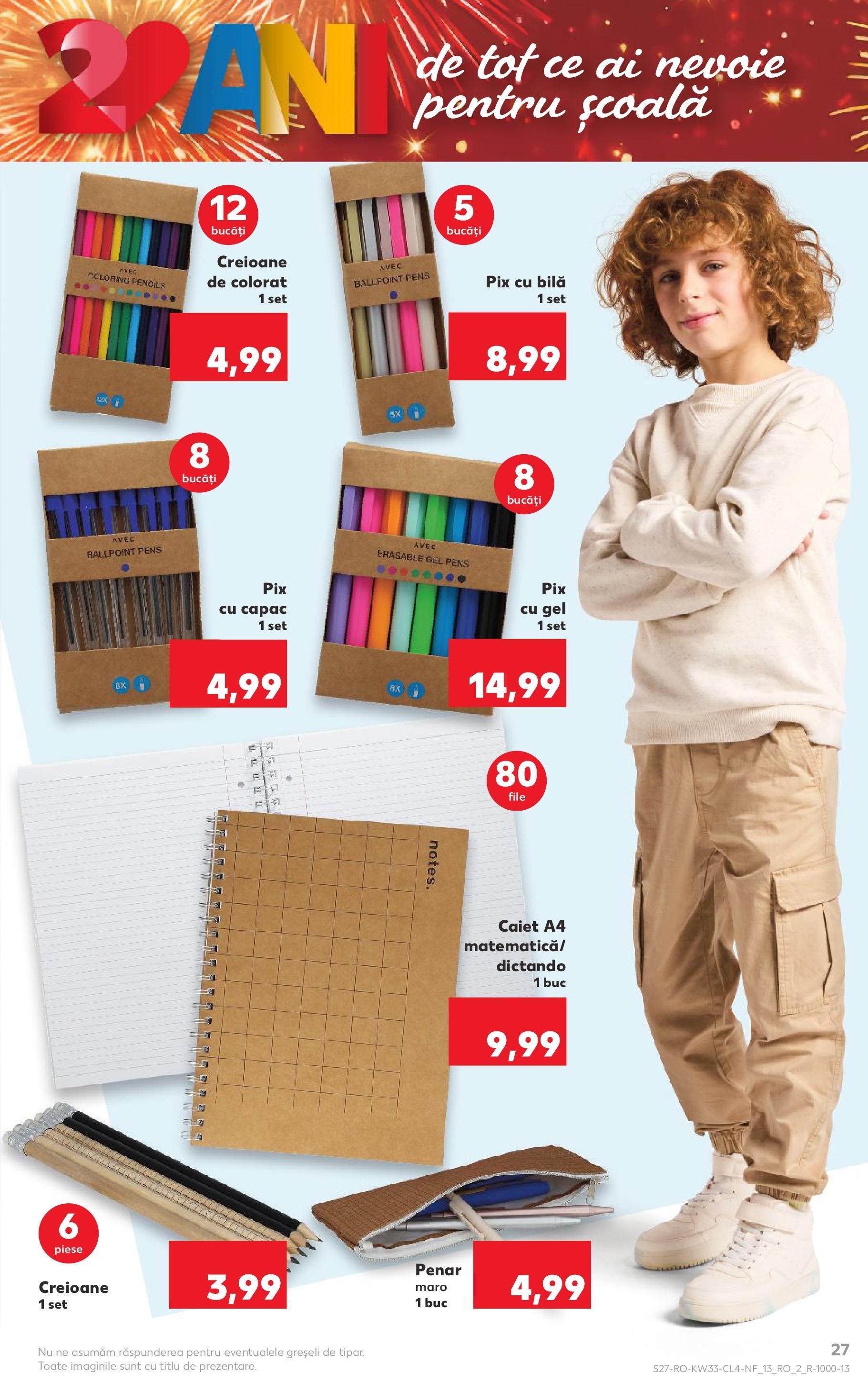 Catalog Kaufland - Tulcea 13.08.2025 - Revista si Oferta | Pagină: 27 | Produse: Notebook