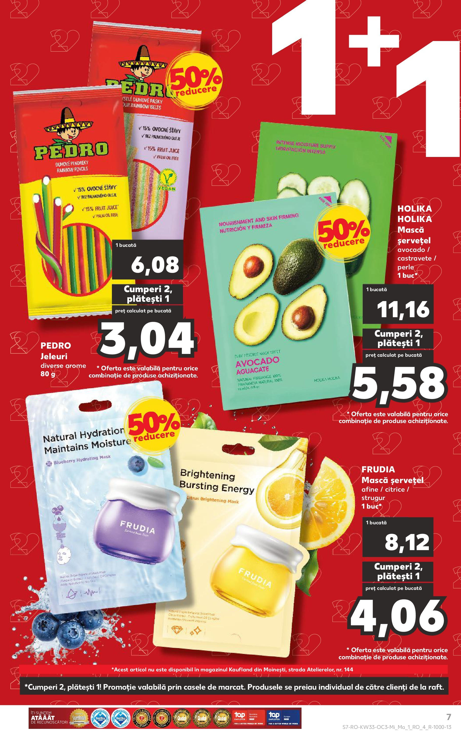 Catalog Kaufland - București 13.08.2025 - Revista si Oferta | Pagină: 7 | Produse: Afine, Akrilik boya, Avocado, Jeleuri