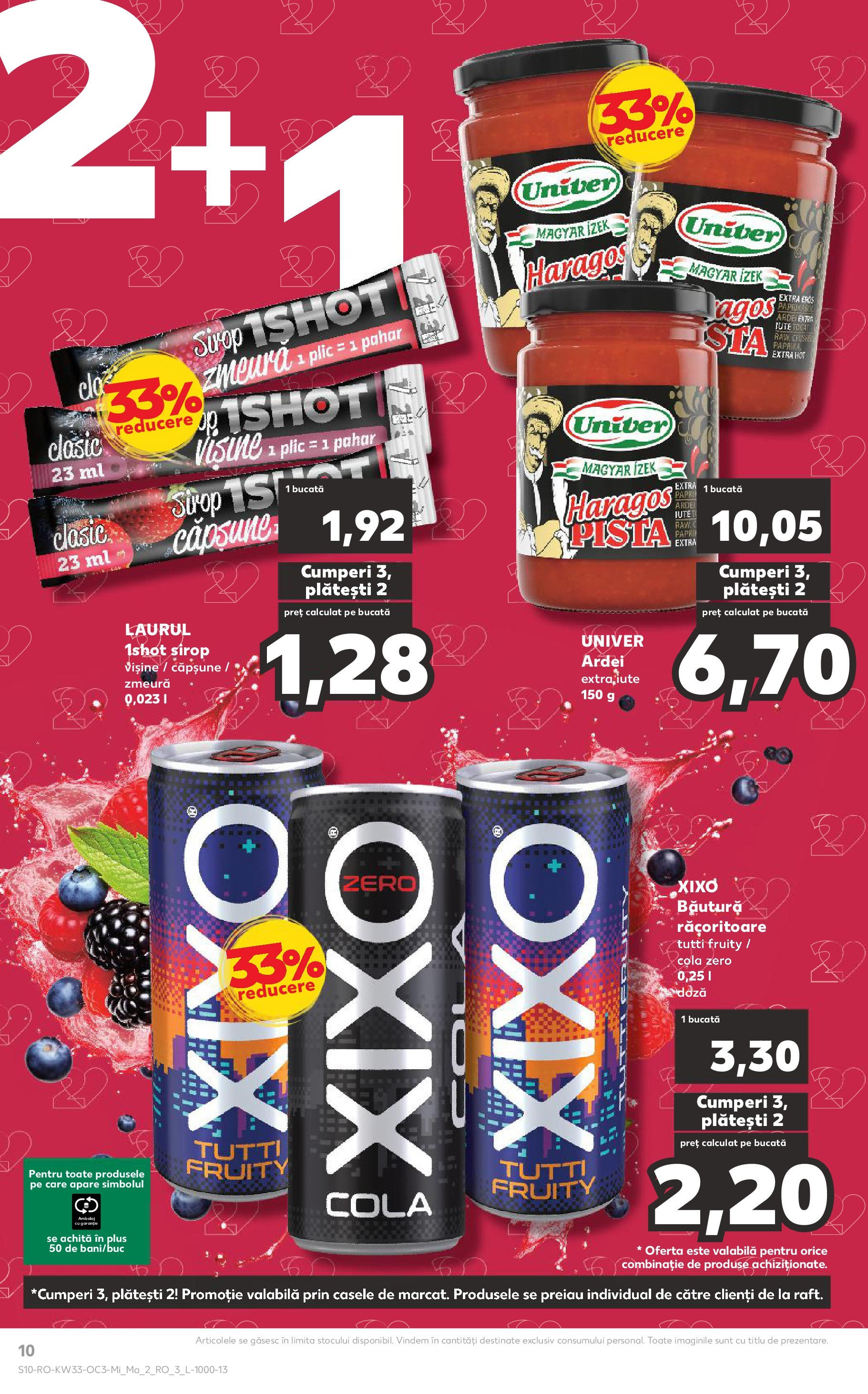 Catalog Kaufland - București 13.08.2025 - Revista si Oferta | Pagină: 10 | Produse: Zmeură, Ardei, Amerikan servis, Sirop