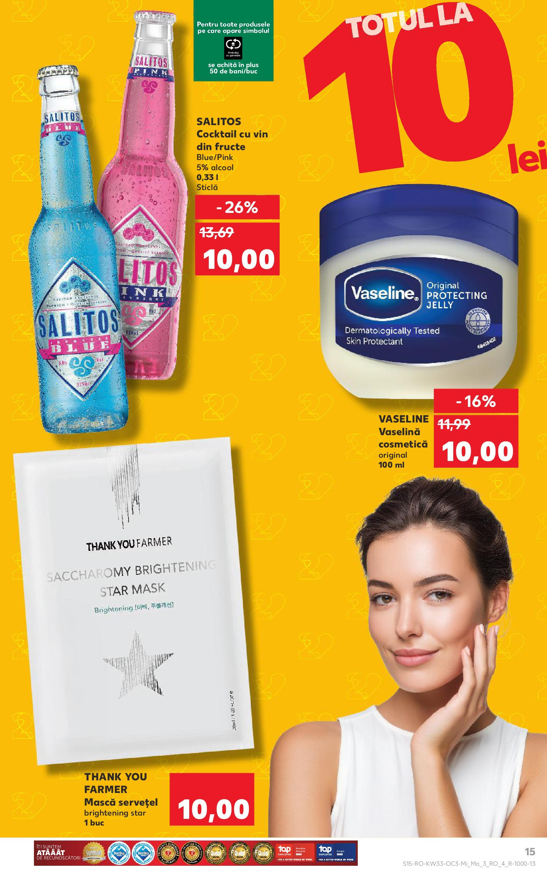 Catalog Kaufland - București 13.08.2025 - Revista si Oferta | Pagină: 15 | Produse: Vin, Cocktail, Fructe